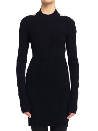 Чёрное платье HELMUT LANG: фото 5 - Invogue